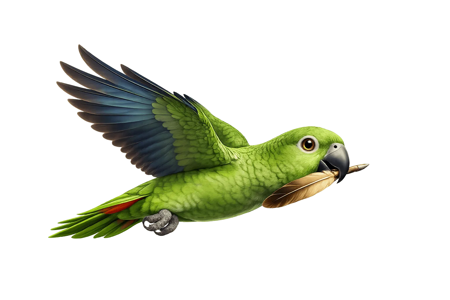 Lex the parrot flying your download over